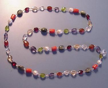 chakra navaratna necklace for crystal healing